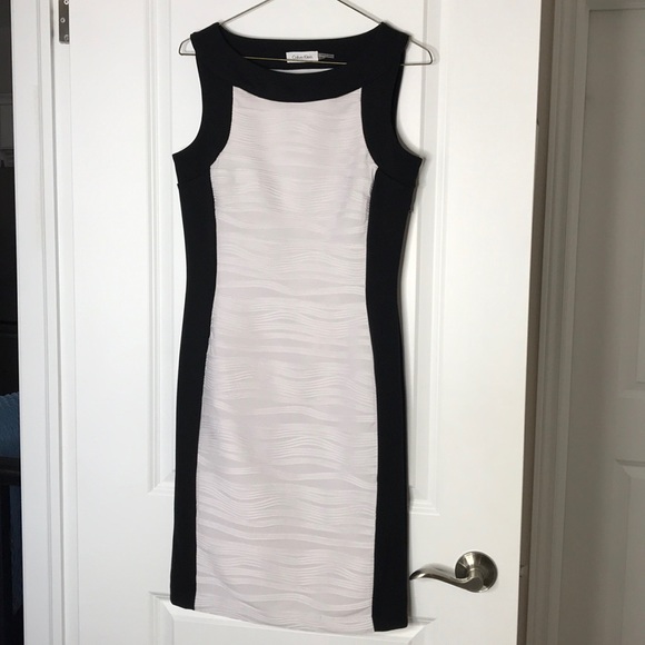 Black and White Calvin Klein Dress - Picture 2 of 4